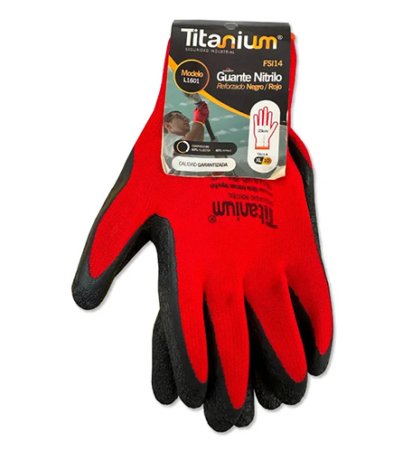 GUANTE DE NITRILO TITANIUM REFORZADO