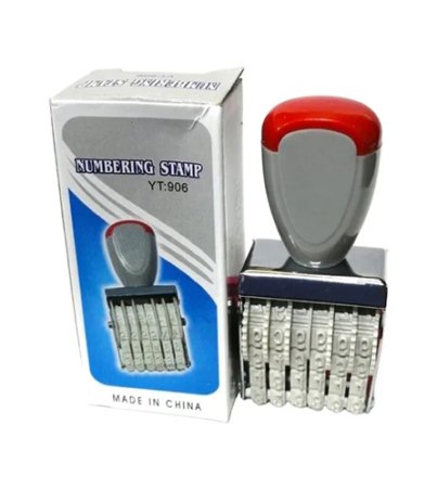 SELLO NUMERADOR MANUAL 6 DIGITOS