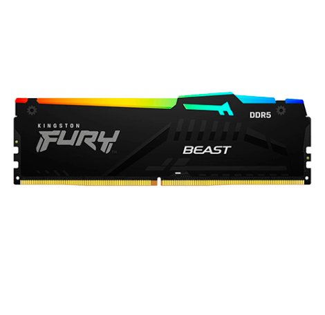 Memoria Ram PC Kingston FURY Beast DDR5 32GB 6000MTs CL30 RGB