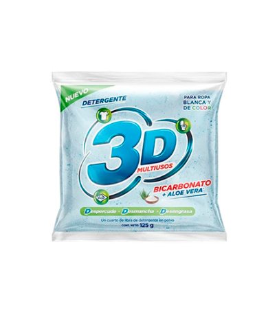 JABON EN POLVO 3D 125G