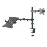 Soporte Brazo Doble para Monitor y Portatil