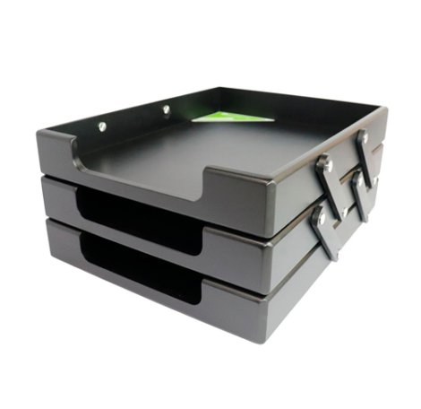 BANDEJA TRIPLE BOCEL NEGRA REF 0136