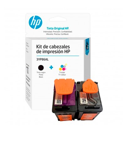 KIT CABEZAL HP ORIGINAL REF 3YP86AL NEGRO+COLOR