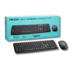 Combo Teclado y Mouse Inalámbrico Logitech MK250
