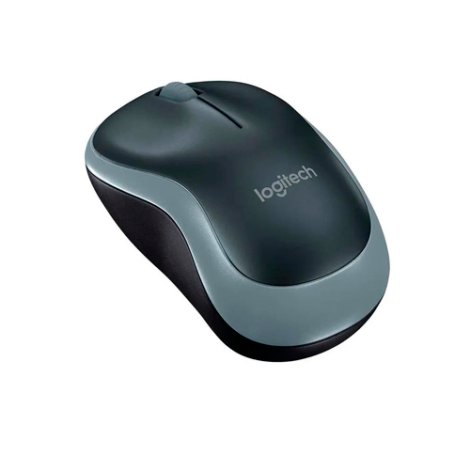Mouse Inalámbrico Logitech REF M185 Negro