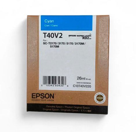 CARTUCHO EPSON ORIGINAL REF T40V220 CYAN