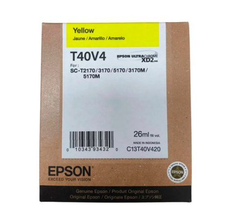 CARTUCHO EPSON ORIGINAL REF T40V420 YELLOW