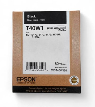 CARTUCHO EPSON ORIGINAL REF T40W120 NEGRO