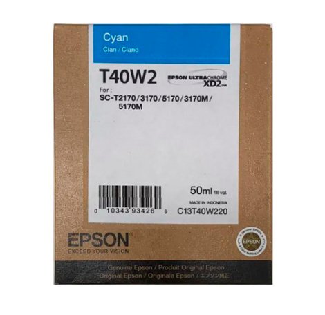 CARTUCHO EPSON ORIGINAL REF T40W220 CYAN
